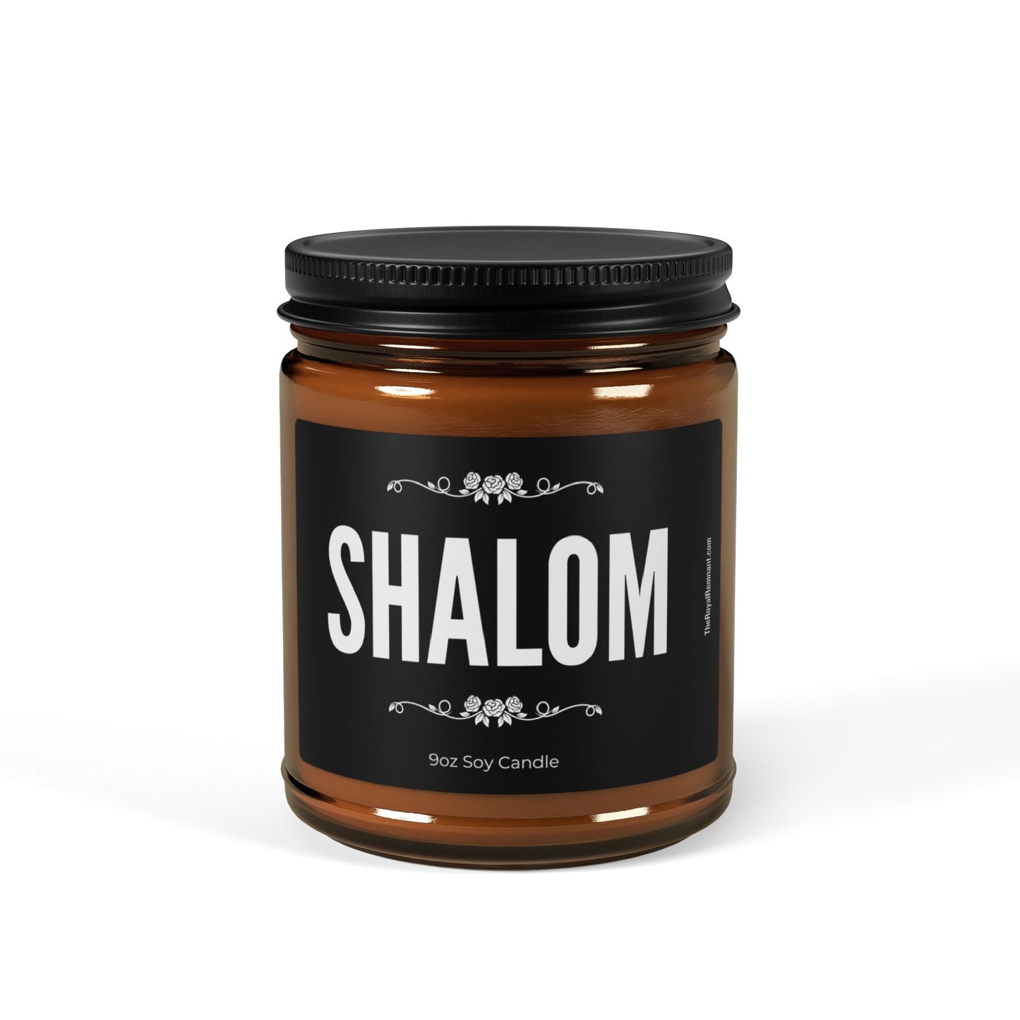 Shalom Christian Hebrew Candle, 9oz Soy Inspirational Gift for Him, Her, Friend, Mother, Israelite