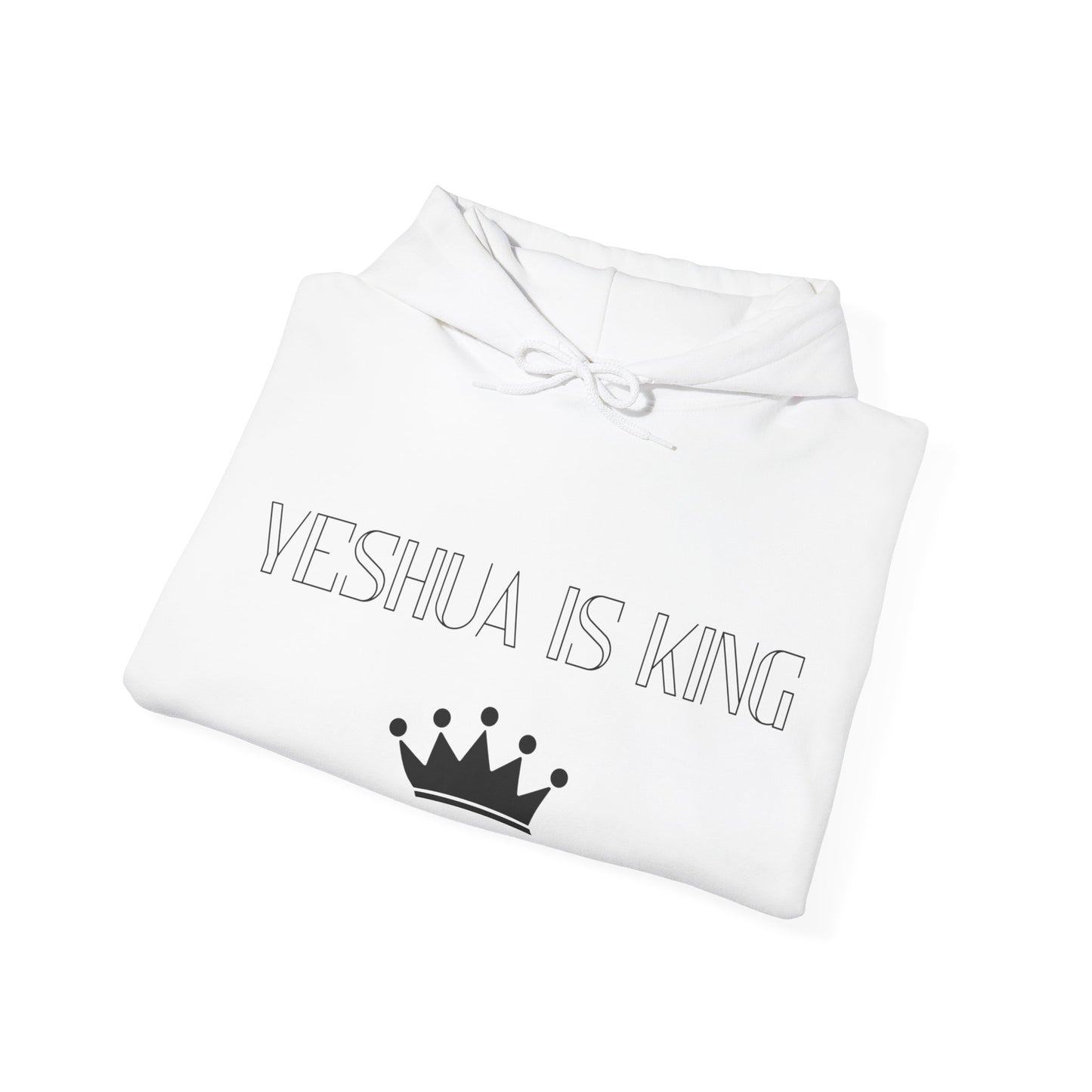 Yeshua is King Crown Hoodie Men and Women Faith Clothing