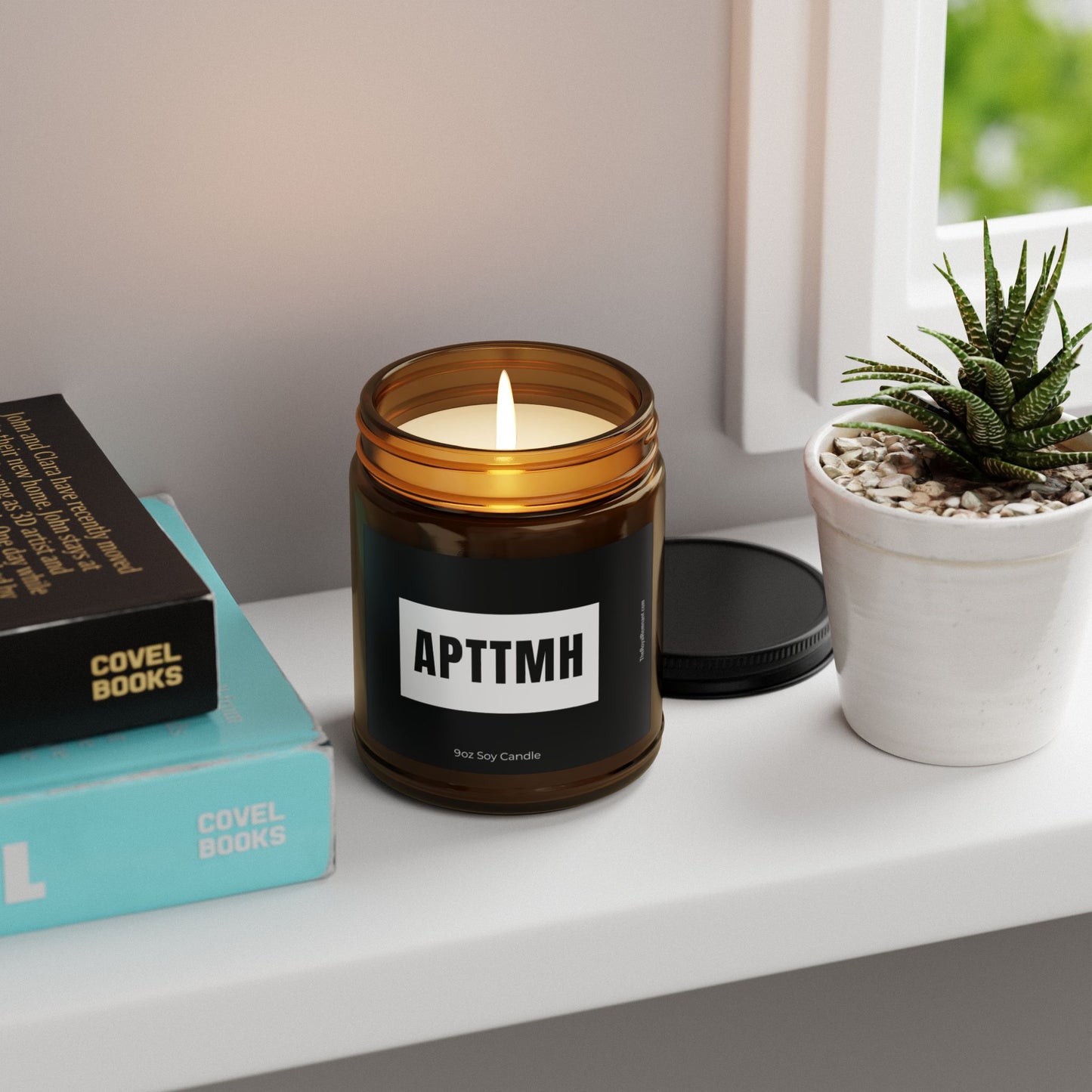 APTTMH Scented Soy Candle 9oz All Praise to the MOST HIGH Faith Gift for Him or Her