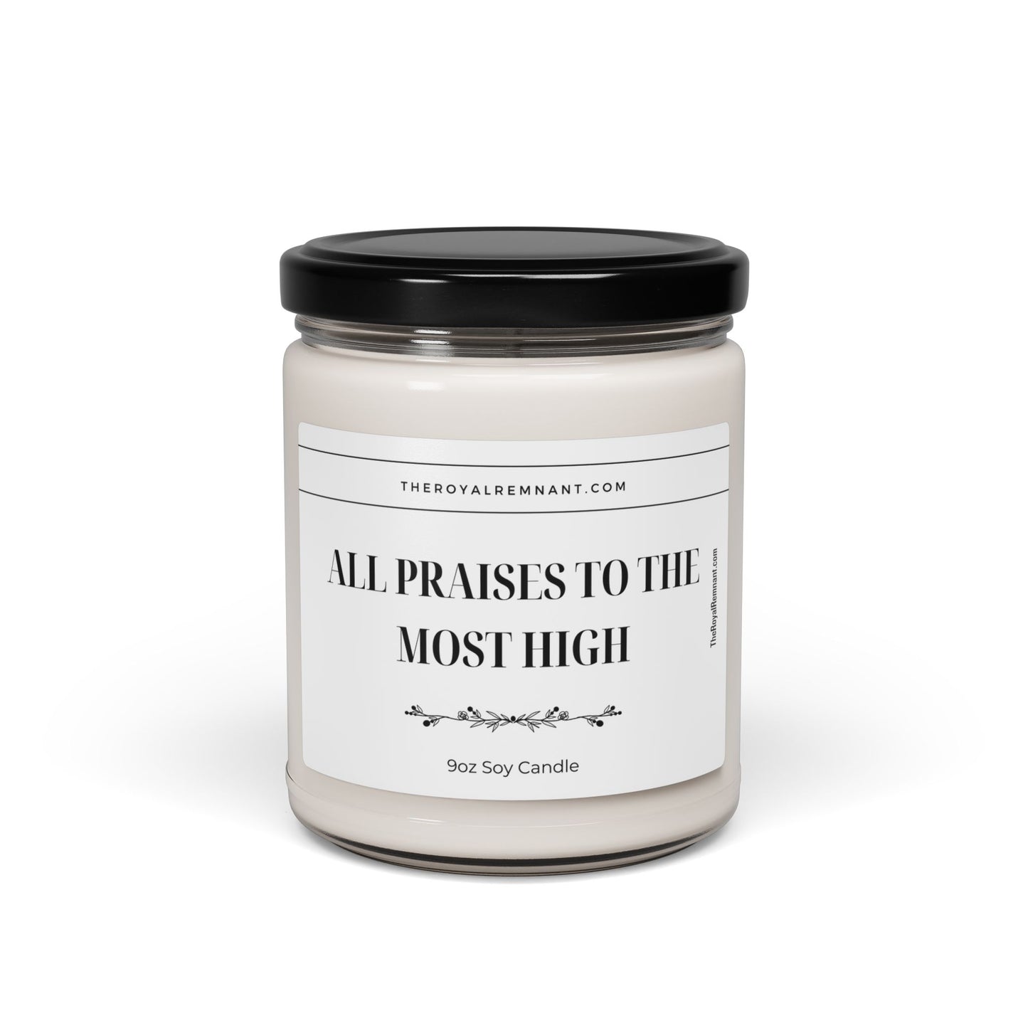 All Praises to the Most High Soy Candle 9oz