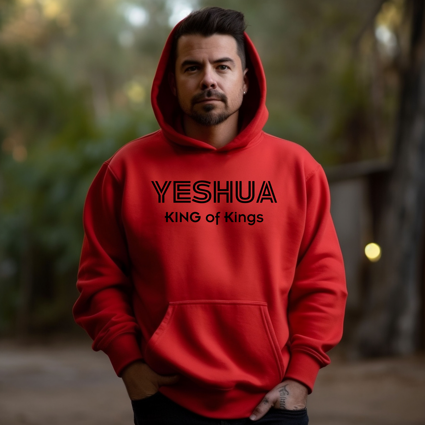 Yeshua King of Kings Hoodie Men and Women Christian Hebrew Clothing
