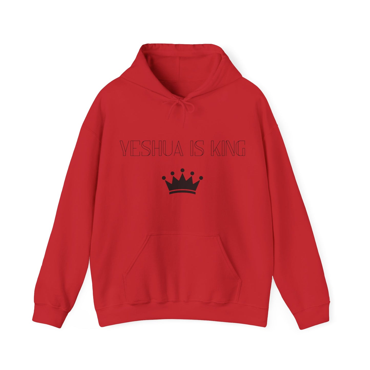 Yeshua is King Crown Hoodie Men and Women Faith Clothing