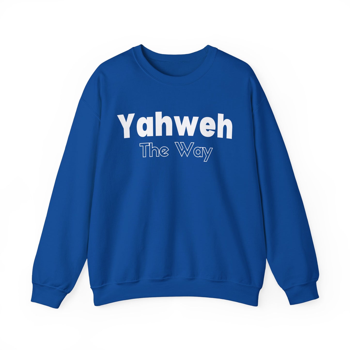 Yahweh The Way Collegiate Sweatshirt for Men and Women Faith Gift