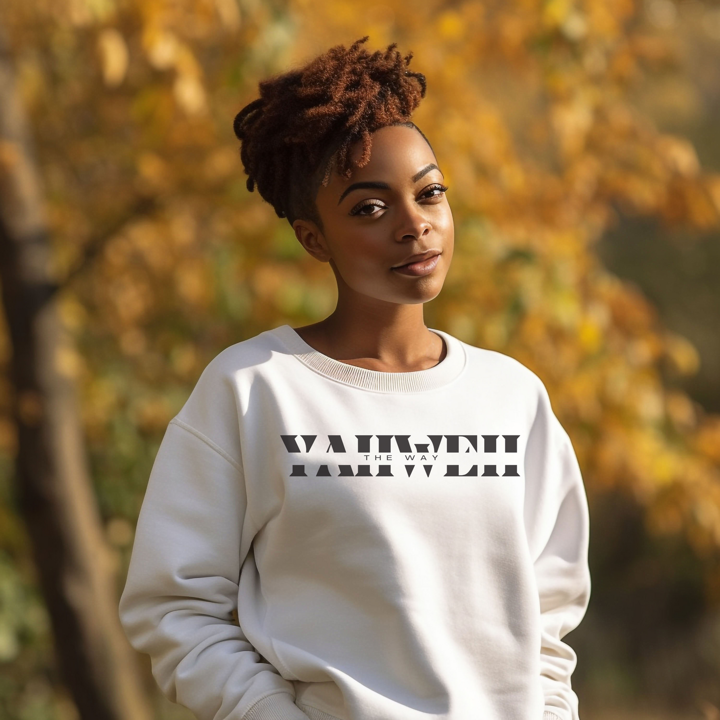 Yahweh The Way Sweatshirt Men and Women Hebrew Christian Faith