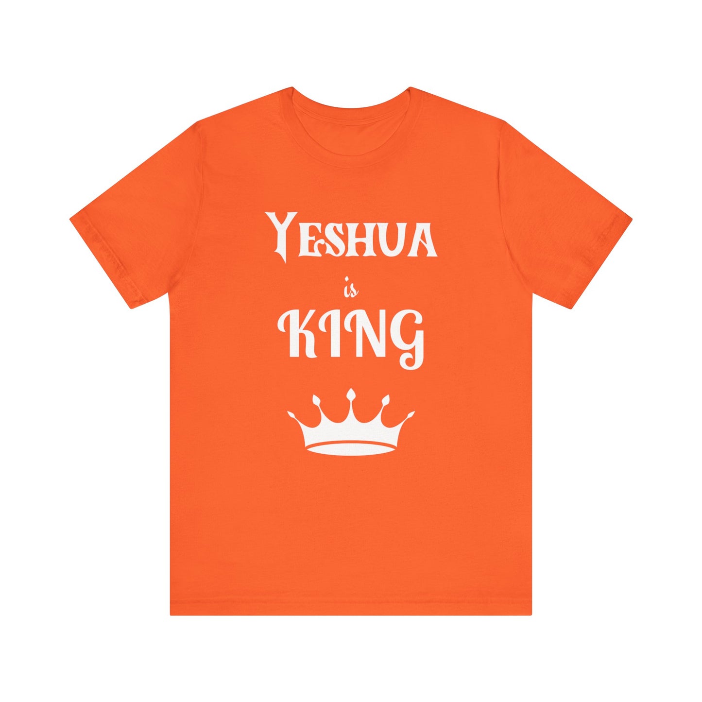 Yeshua is King TShirt Hebrew Christian Apparel