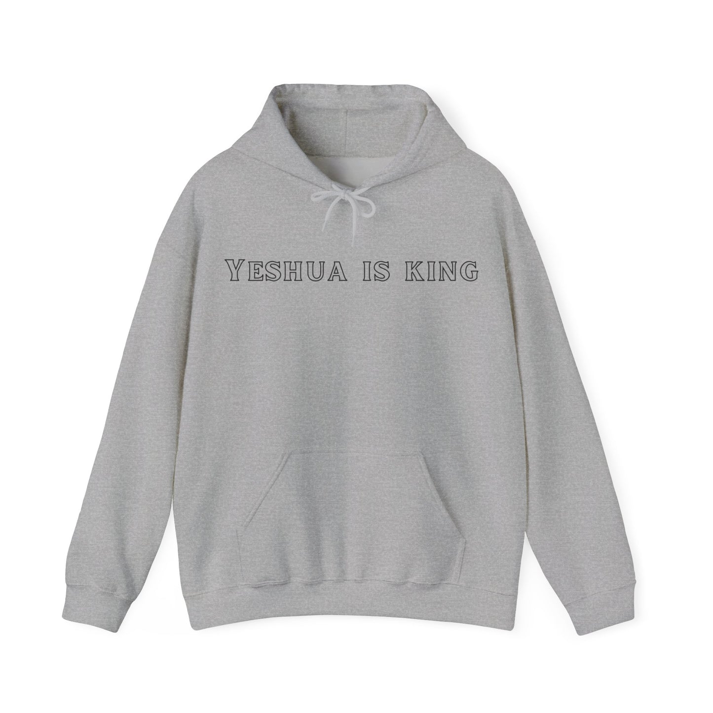 Yeshua is King Hoodie Hebrew Israelite Christian Faith Clothing