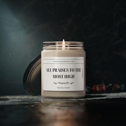 All Praises to the Most High Soy Candle 9oz