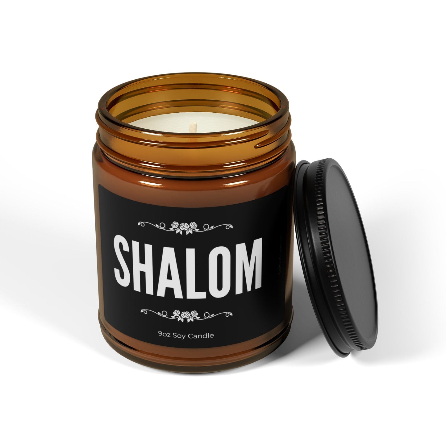 Shalom Christian Hebrew Candle, 9oz Soy Inspirational Gift for Him, Her, Friend, Mother, Israelite