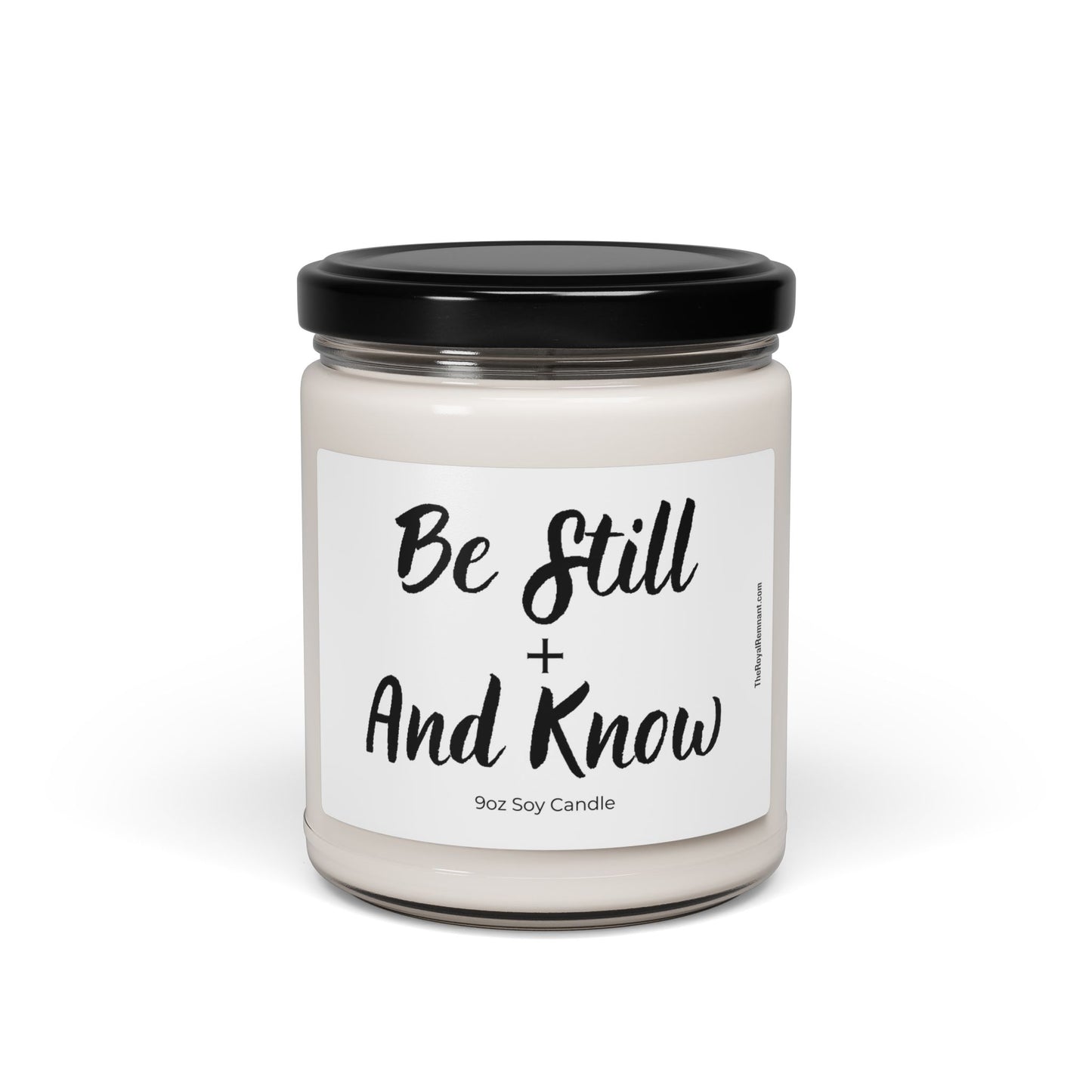 Be Still and Know Inspirational Faith Soy Candle, 9oz Scripture Bible Verse Gift