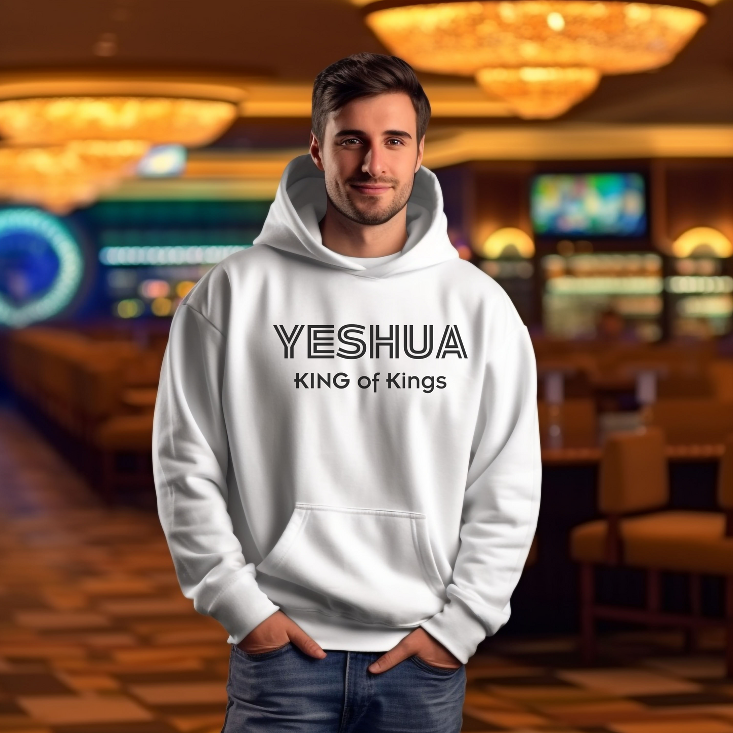 Yeshua King of Kings Hoodie Men and Women Christian Hebrew Clothing