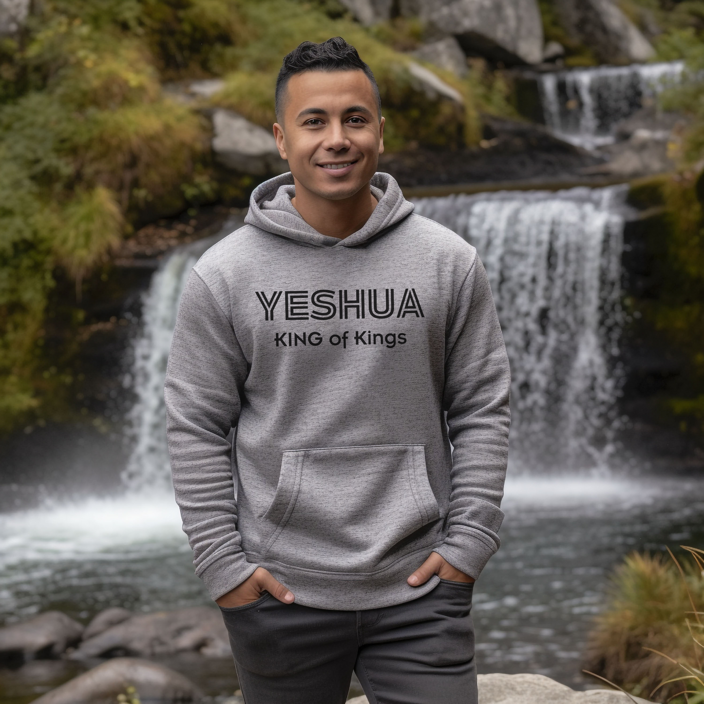 Yeshua King of Kings Hoodie Men and Women Christian Hebrew Clothing