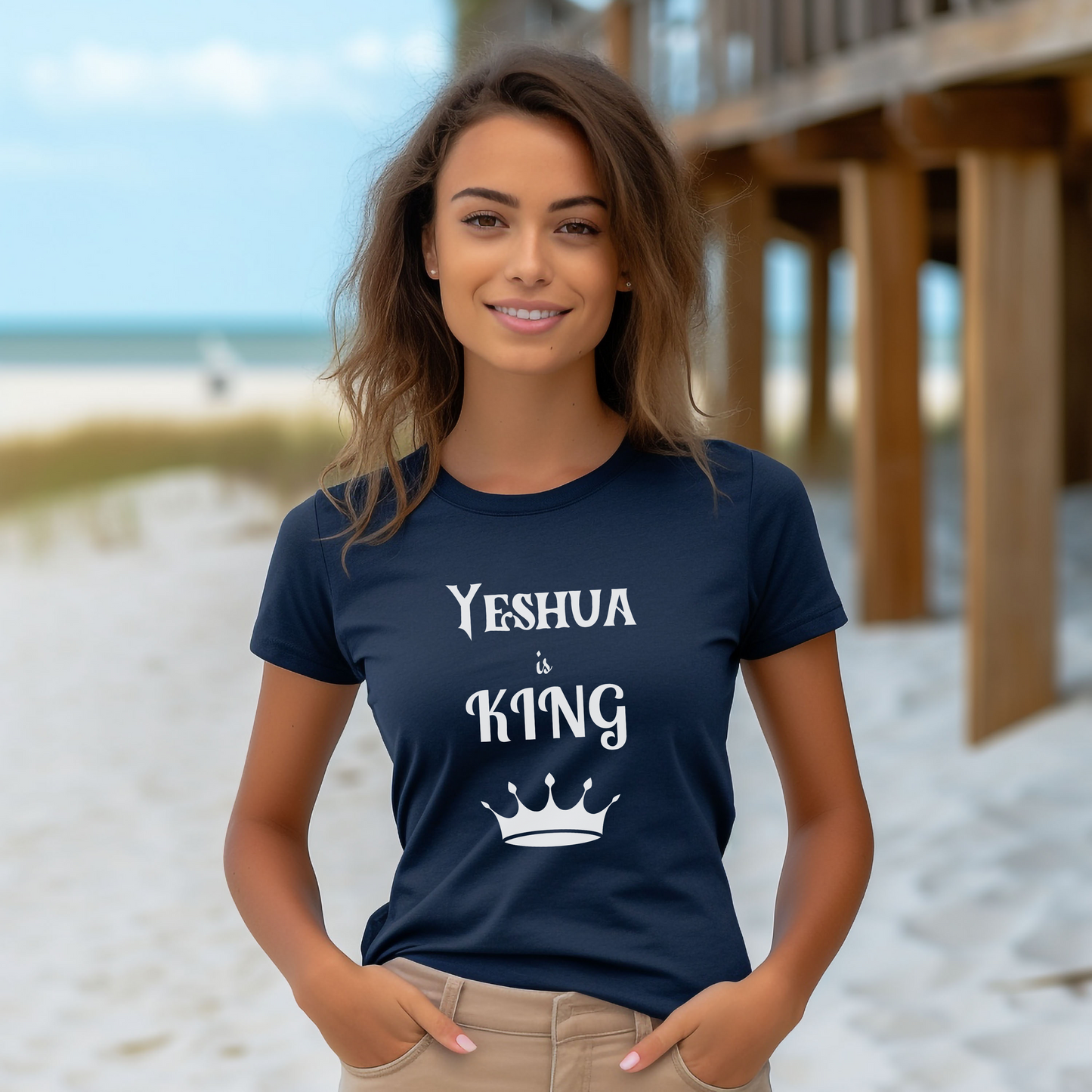 Yeshua is King TShirt Hebrew Christian Apparel