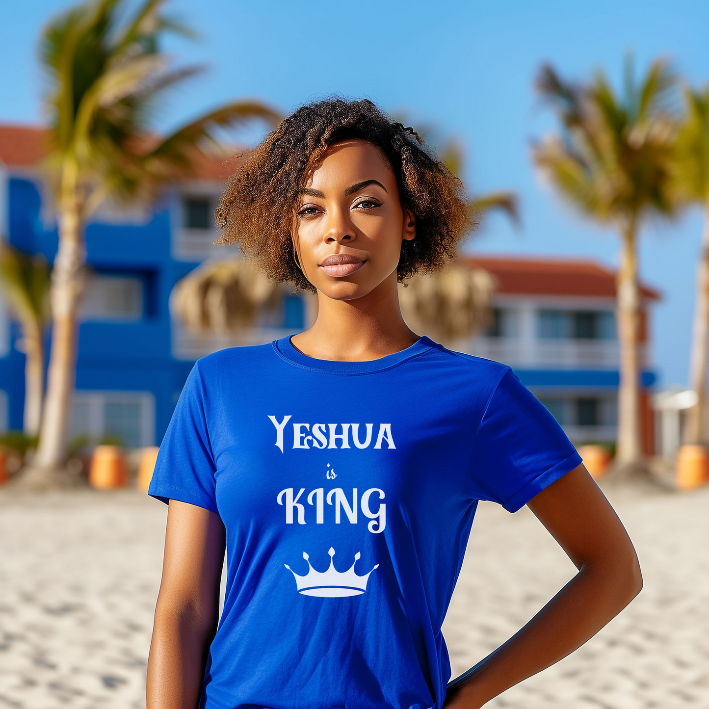 Yeshua is King TShirt Hebrew Christian Apparel