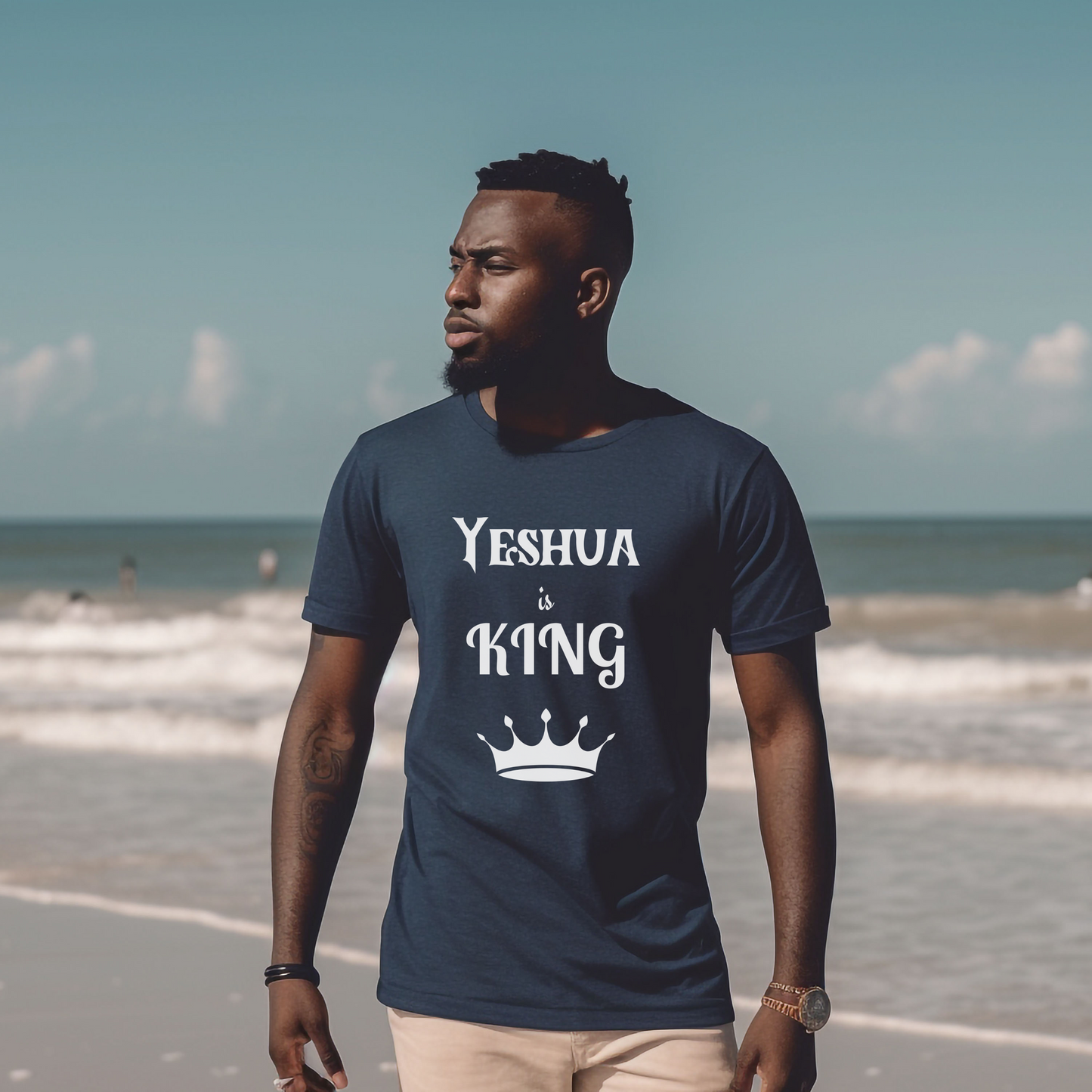 Yeshua is King TShirt Hebrew Christian Apparel